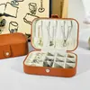 Portátil Europea Princesa Viaje Corea del Sur Caja de Joyería Caja de Almacenamiento Mini Joyería Joyería Joyería Empaque Anillo