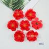 Flor de pêssego por atacado, flor de casamento, presilha de cabelo, decoração de flor de ameixa, tecido de seda, flor de cabeça, adereços para roupas de dança, bolo de flores, flor artificial