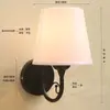 Lámpara de Pared de Plástico para Mesita de Noche de Hotel Ahorradora de Energía Dormitorio Simple Creativa Retro Sala de Estar Escalera LED Balcón