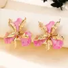 Brincos Femininos Versáteis com Design Clássico em Forma de Flor, Mais Vendidos na Europa e América, Moda Cruzada