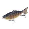 Atacado Isca Plástica Isca com Chocalho Isca Artificial Peixe Multi-Seções 10cm 16.3g Isca Dura Isca de Peixe Realista Trolling