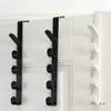Ganchos para Armario de Dormitorio para Colgar Bolsas, Sombreros, Ropa, Montaje en Pared Detrás de la Puerta, Percheros sin Taladro, Estantes, Estantes de Almacenamiento