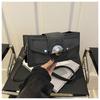 Bolso Pequeño Retro Moda Nueva Primavera Otoño e Invierno Bolso de Hombro Cruzado Textivo Commuter Simple de Trabajo Cuadrado