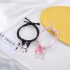 KTOK mismo estilo banda de goma pequeña para pareja estuche pequeño de cuero pulsera de amigas para novio