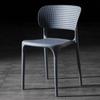 Respaldo de Silla de Plástico Apilable Engrosado Pegamento Mesa y Sillas de Comedor Aprendizaje y Entrenamiento Sedentario Alto Soporte de Carga Taburete Doméstico Silla de Comedor