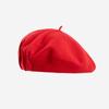Nueva Boina de Lana Plisada de Línea para Otoño e Invierno Cálida Combinable Moda Gorro Belle para Mujer Gorro para Cabeza Grande