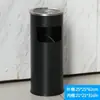 Cubo Extintor de Humo de Pie Columna Exterior de Acero Inoxidable Área para Fumar Cubo para Colillas de Cigarrillo Cenicero Centro Comercial Cenicero Público Vertical