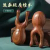 Masajeador de ojos de rana pequeña, cabezal de masaje para ojos y nariz, peine meridiano, raspador de cuero cabelludo, rayo nasal, artefacto de protección ocular
