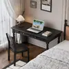 Escritorio de Madera Maciza para Computadora Hogar Pequeño Estilo Americano Blanco Nuevo Estilo Mesa de Maquillaje Dormitorio Estilo Francés Escritorio de Estudio Escritorio de Oficina