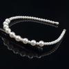 Diadema de Perlas para el Cabello Estilo Coreano Moda Estilo Hada Pinzas para el Cabello Accesorios para el Cabello de Novia Diadema de Perlas Artificiales Hecha a Mano Gorro de Compresión para el Cabello Todo-partido