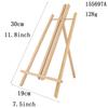 Nuevo en stock Tablero de dibujo de madera Pintura al óleo Marco de fotos Trípode Tableta Escritorio Soporte pequeño Plegable Marco de tablero de dibujo