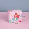 Caja de Regalo de Cumpleaños de Princesa Sirena Linda para Niños Caja Vacía Caja de Regalo Caja de Regalo Juguete Ropa Caja de Regalo