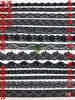 No. 93 Accesorios de Ropa DIY en Borgoña, Café, Gris, Azul Real, Morado, Negro y Blanco Borde de Encaje Elástico, Ancho 5 cm