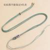 Collar con cordón de jade fino de 2 mm, colgante de jade, cuerda ajustable para hombres y mujeres, venta al por mayor