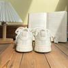 Baikuang Original Niche Design Sapatos Femininos 2023 Verão Estudante Esportes Sapatos de Couro Feminino Estilo Americano Retro Casual Tênis