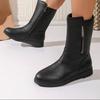 Botas Casuales de Media Caña Nuevas de Invierno Botines para Mujer Zapatos Nuevos de Algodón de Invierno Botas Botas Martin Botas para Mujer Venta al por Mayor Transfronteriza