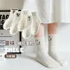 Nuevos estilos de otoño e invierno de calcetines para niños: Calcetines de algodón peinado grado A hasta la pantorrilla, con lindos diseños de caricaturas, disponibles para niñas, bebés y niños, al por mayor