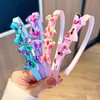 Diadema de Moda Nueva Estilo Coreano Transfronteriza con Dos Lazos para Niños, Diadema de Princesa para Bebé Que No Aprieta la Cabeza y Mantiene el Cabello en su Lugar