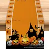 Bandera de Mesa Nueva de Halloween Transfronteriza Calavera Calabaza Decoración Navideña para el Hogar Mantel Mantel Mantel para Mesa de Centro
