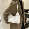 Bolso bandolera versátil con textura para mujer, bolso de mano para mujer, nuevo este año, popular bolso de nube plisado, para el trabajo, mujer
