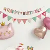 Nuevo Estilo Ins Sr. Banderín de Bandera de Barba Banner de Fiesta de Cumpleaños Suministros de Decoración Dibujos Animados