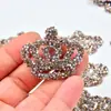 Coroa Vazada Strass de Cristal Strass Hot-Fix Decoração de Vestido de Noiva Acessórios de Penteado Acessórios para Roupas Adesivos com Padrão de Strass Hot-Fix