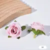 Accesorios de Cabezales de Flores de Rosa Transfronterizos Materiales de Flores de Seda para Bricolaje Ramo de Boda Flores Artificiales para Boda Decoración de Escena