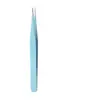 Pinzas de Acero Inoxidable de Colores de 10.5cm Pinzas para Pegatinas de Cinta Pinzas para Diario DIY Cabeza Recta Cabeza Curva Pinzas