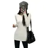 Venta al por mayor transfronteriza Otoño e Invierno 280g Terciopelo Alemán Cálido Camiseta de Manga Larga para Mujer Camiseta Interior de Terciopelo de Longitud Media Ceñida a la Cintura Camiseta Base