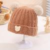 Sombrero de Bebé Otoño e Invierno Lindo Súper Lindo Dinosaurio Sombrero de Protección para las Orejas de Bebé Sombrero Cálido de Felpa para Niños y Niñas