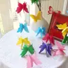 Guirnalda de Papel de Mariposa Colorida 3D Grande para Decoración de Fiesta de Cumpleaños, Decoración de Habitación de Boda y Decoraciones Colgantes para Escaparates de Centros Comerciales