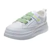 Video del Producto Real de Zapatos para Mujer: Tenis Blancos con Velcro para Mujer, Zapatos de Otoño, Zapatos Deportivos, Zapatos Casuales para Estudiantes
