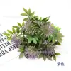 Galhos pequenos de lariço de plástico artificial, plantas verdes artificiais, arranjos florais, decorações de parede com plantas, folhas falsas, flores de plástico para decoração de sala de estar