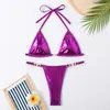 Bikini Láser Dividido Modelo Nuevo 2025 para Mujer, Bikini Ajustado de Secado Rápido para los Mercados de Amazon, Europeo y Americano