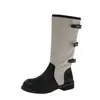 Botas Vaqueras Western de Retazos Estilo Chica Popular 2026 Nuevas Botas Largas Botas de Tacón Grueso Botas de Montura Hebilla de Cinturón Botas Adelgazantes
