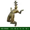 Fabricante Personalizado de Esculturas de Figura de Imitación Cobre de Fibra de Vidrio, Esculturas de Cobre Fundido para Parques, Snacks, Costumbres Populares y Esculturas de Cobre de Cultura Agrícola