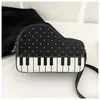Bolso de Mujer 2026 Nueva Moda Bolso Cuadrado Pequeño Diseño de Nicho Personalizado Bolso Cruzado para Hombro Piano Bolso Pequeño Lindo