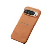 Funda para Teléfono Móvil Google Pixel 11Pro, Funda Protectora Anticaídas 10A con Tarjetero de Piel de Oveja tipo Piel