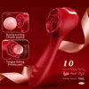 Vibrador de Cuentas de Flor de Rosa Dispositivo de Masturbación Femenina Vibrador de Tapón Anal Vibrante de Rosa Palo Av Productos Sexuales para Adultos Venta al por Mayor