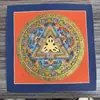 Mandala Nepalesa Xizang Dourada Quente Pintada à Mão Tamanho 26*26 Núcleo do Cartão