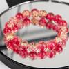 Explosões Jade Esmagado Pipoca Contas Redondas Pulseira de Vidro para Homens e Mulheres Simples Duas Cores Pipoca Esmagada Gelo Pulseira Flash Acessórios Atacado