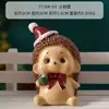 Adornos de Hombre de Jengibre Navideño, Decoraciones de Resina de Dibujos Animados para Habitaciones Infantiles, Regalos Navideños, Accesorios para Crear Ambiente