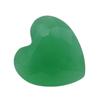 Huagang Gem Vitral em forma de coração Pedra nua Atacado Anéis de vidro em forma de coração multicoloridos Fábrica de pedras principais Outlet