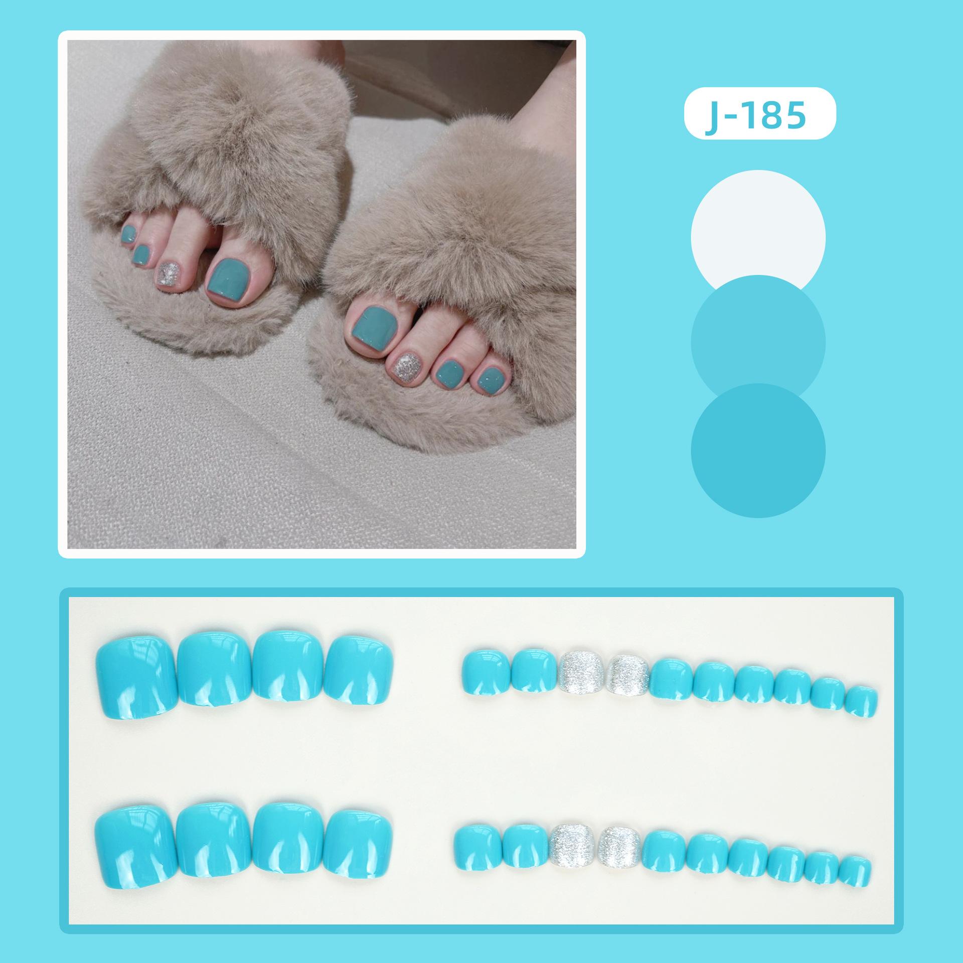 脚J-185湖蓝银闪2