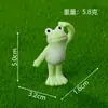 Sapo Yoga Animal de Simulação Criativa DIY Paisagismo de Jardim Decoração de Casa Ornamento Pequeno de Mesa de Nicho de Alta Qualidade