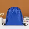 Bolsa con cordón de poliéster 420D PVC personalizada Bolsa de baloncesto de tela Oxford impermeable Mochila con cordón con logo impreso