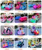 Coche de Atracciones Nuevo Modelo con Ruedas Grandes, Fabricante de Coches de Choque Cuadrados, Coche Eléctrico Comercial de Dos Plazas para Niños, Coche Comercial Iluminado para la Calle