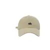 Gorra de Algodón Puro Personalizada con Letra A de Alta Calidad con Bordado Original, Gorra de Béisbol para Hombres y Mujeres, Gorra de Pico Ancho Estilo Coreano para Primavera y Verano