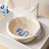 Lavabo redondo para bebés, para dormitorio de estudiantes, de plástico, bonito, para el hogar, para lavar los pies
