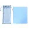 Bolsa de Tela Portátil para Gafas, Estuche Protector para Gafas de Sol, Estuche para Gafas de Sol, Bolsa de Almacenamiento para Gafas, Paño para Gafas, Se Puede Empaquetar Individualmente